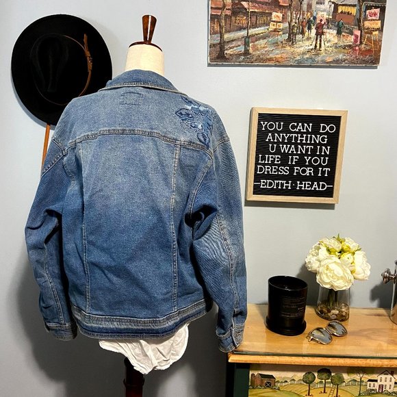 Embroidered Jean Jacket - Picture 2 of 4